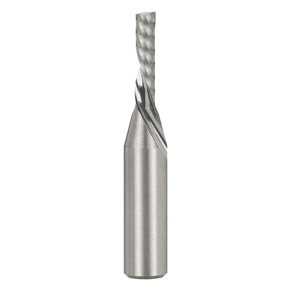 CARBITOOL 2.0mm TC Straight Up-Cut Spiral Router Bit for Plastics - 2.0mm Shank TSPR 02 MS