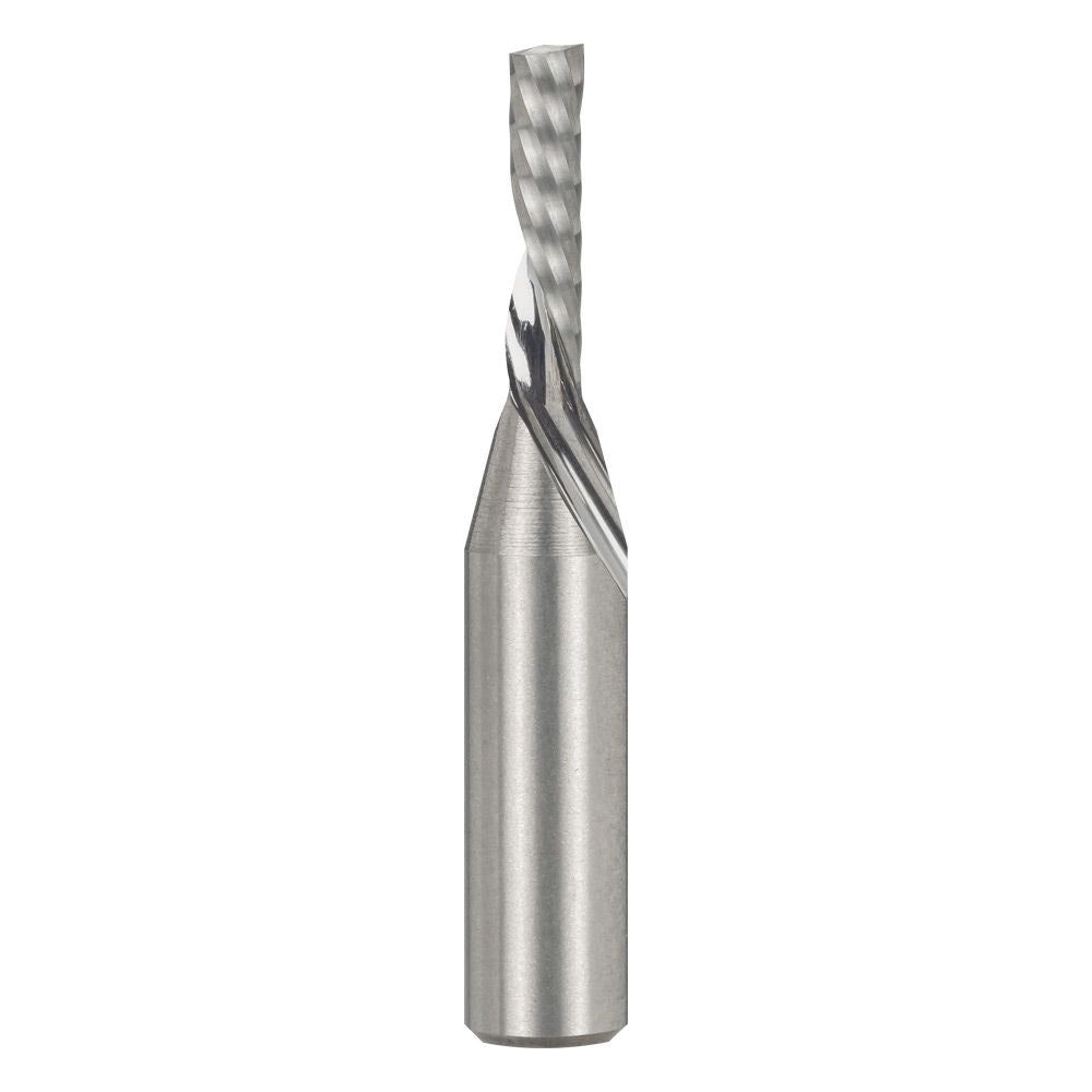 CARBITOOL 3 16inch TC Straight Up-Cut Router Bit for Plastics - 1 4inch Shank TSPR 06 S