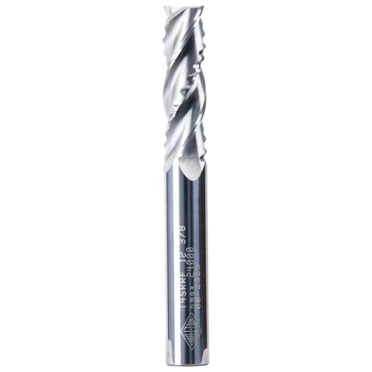CARBITOOL 3 8inch TC Straight Up-Cut Rougher Finisher Router Bit for Wood - 3 8inch Shank T4SRRF12 3 8