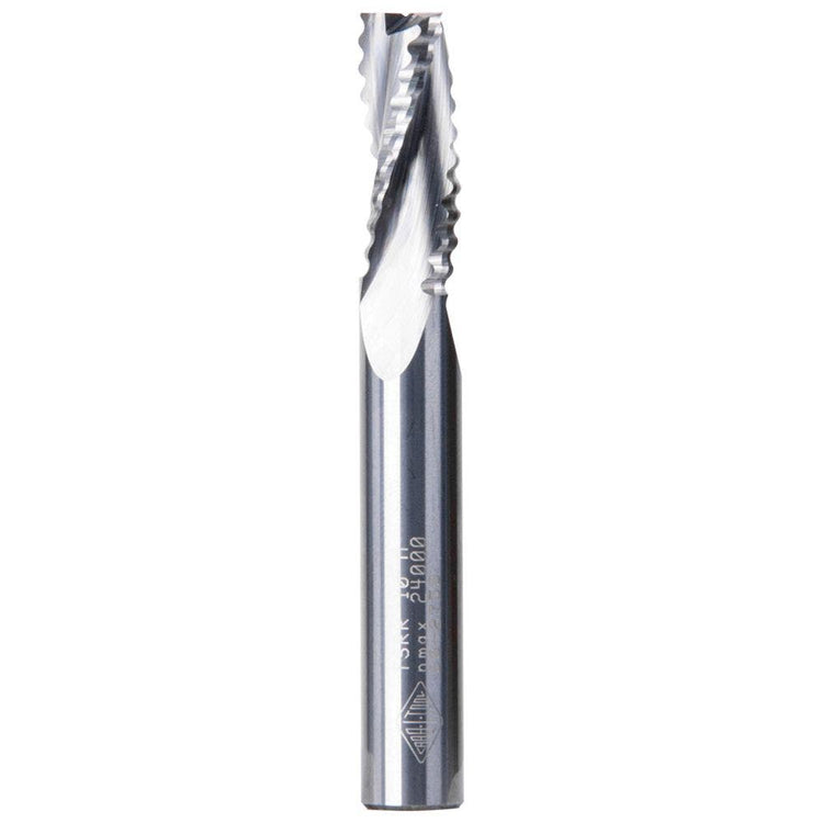 CARBITOOL 3 8inch TC Straight Up-Cut Roughing Spiral Router Bit for Wood - 3 8inch shank TSRR 12 3 8