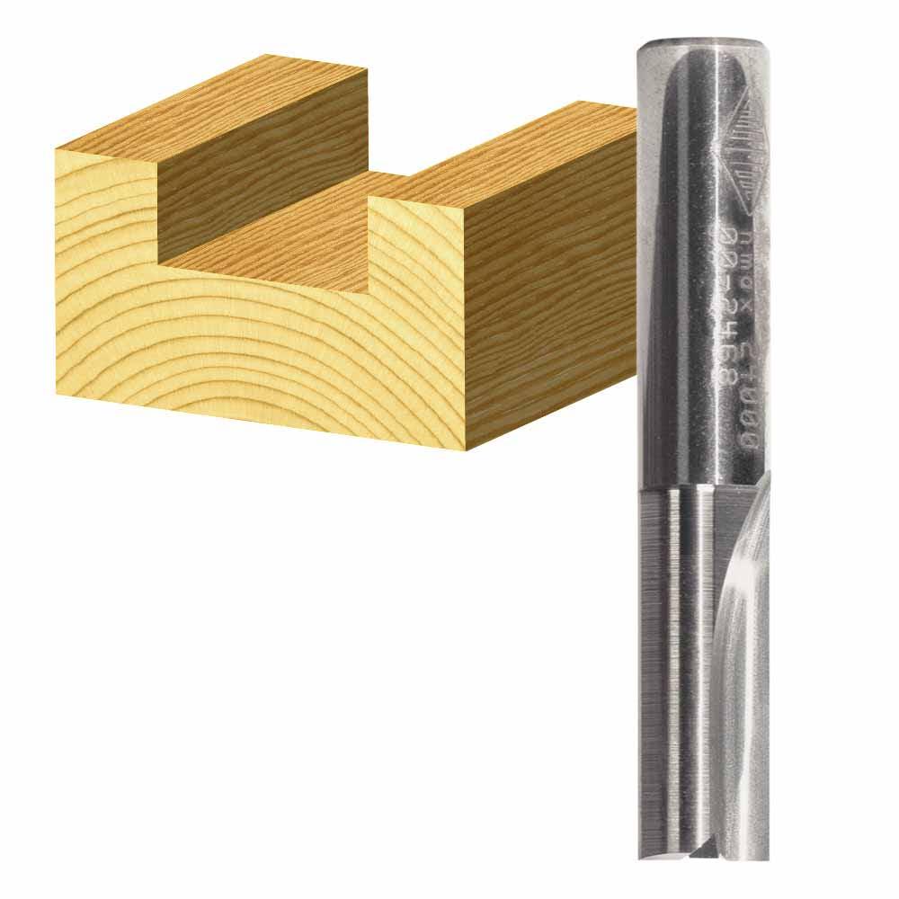 CARBITOOL 6.35mm Straight Bit Solid Carbide TX 208