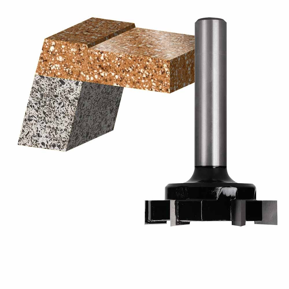 CARBITOOL 6 Flute Solid Surface Bit Carbide Tipped TSS 13 1 2