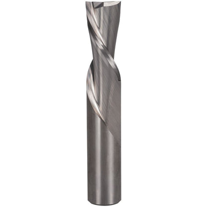 CARBITOOL 8mm TC-TiN Straight Down-Cut Finishing Spiral Router Bit for Wood - 8mm Shank TTSLW 8 M