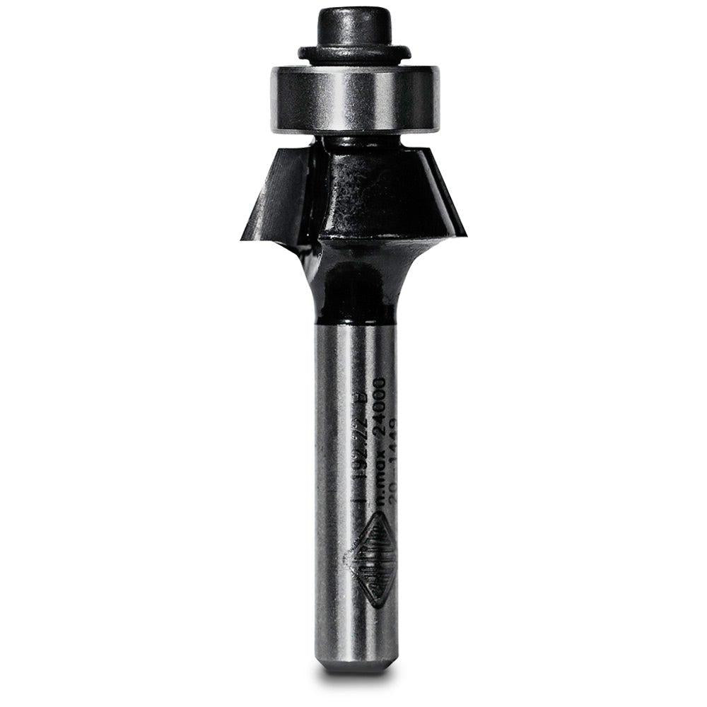 CARBITOOL Router Bit TCT Bevel Trimming 22-Degree 1 4inch -Shank T 192.22 B