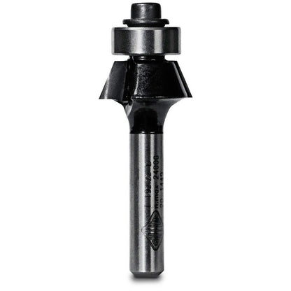 CARBITOOL Router Bit TCT Bevel Trimming 22-Degree 1 4inch -Shank T 192.22 B