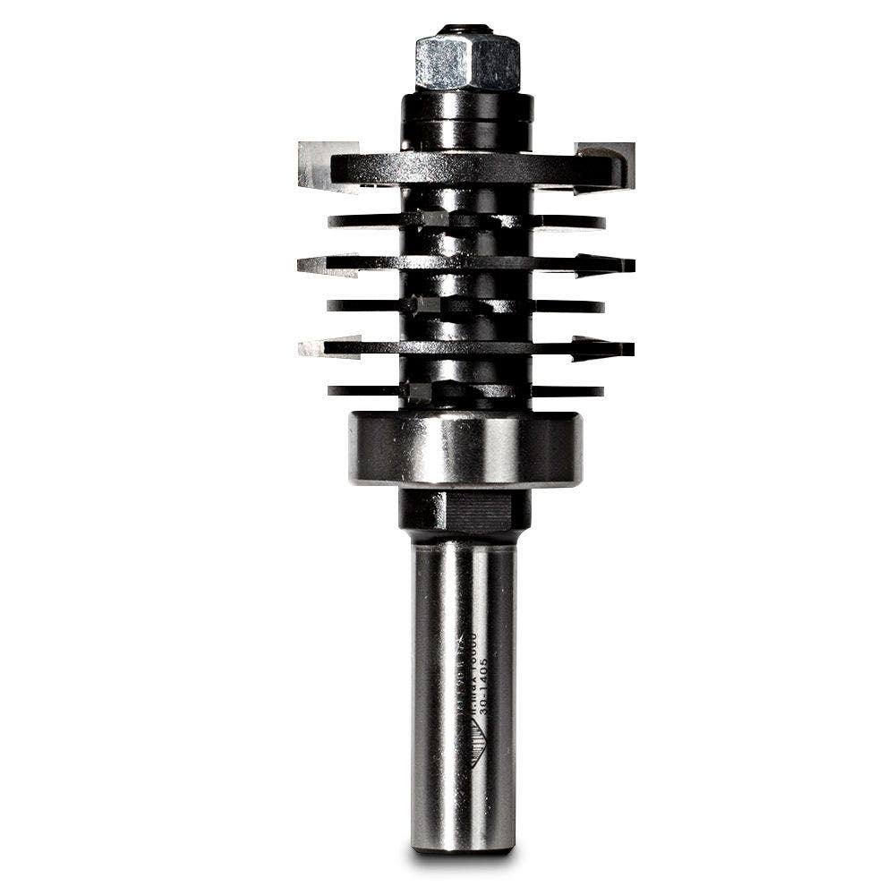 CARBITOOL Router Bit TCT Finger Joint 40mm-Diameter 1 2inch -Shank TAFJ 90 B 1 2