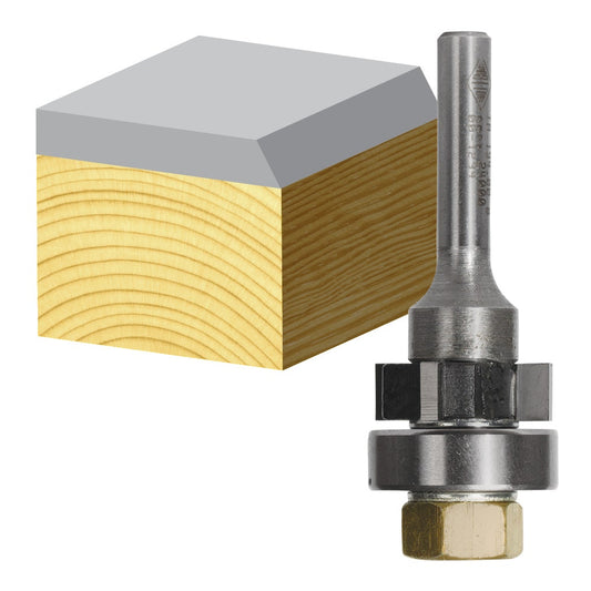 CARBITOOL Router Bit TCT Flush Trim Bit w.Bearing 4-Flute 1 4inch -Shank TA 194.00 B