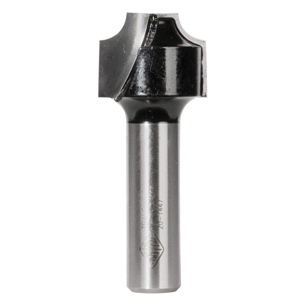 CARBITOOL Router Bit TCT Wide Point Beading 1 4-Radius 1 2inch -Shank TBW 8 1 2