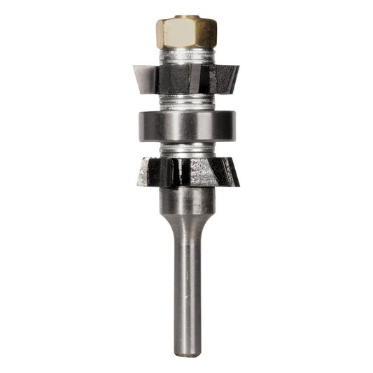 CARBITOOL Router Bit TCT 15-Degree Double Bevel Assembly 1inch -Diameter 1 4inch -Shank TDA 194.15 B