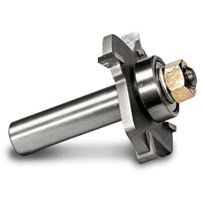 CARBITOOL Router Bit TCT Slot Cutter Assembly w.Bearing 5.5mm-Slot 1 4inch -Shank TA 700-5.5MB1 2