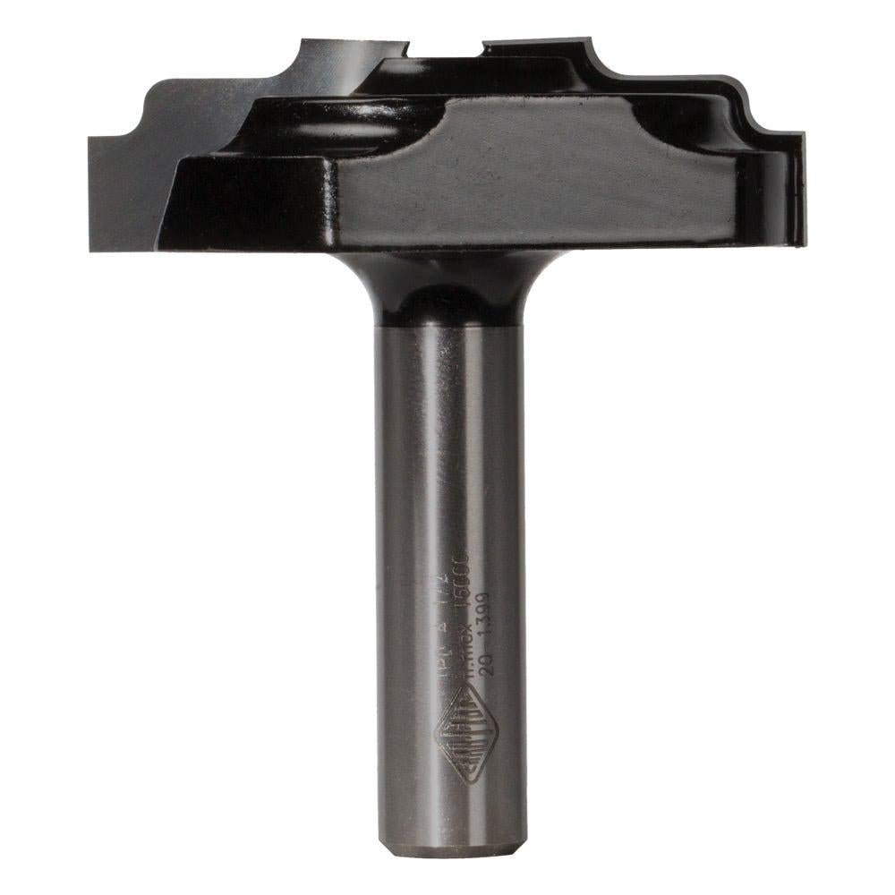 CARBITOOL Router Bit TCT Raised Panels 2.3 8inch -Diameter 1 2inch -Shank TPD 4 1 2