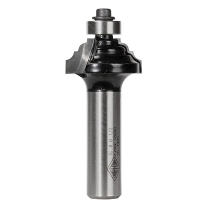 CARBITOOL Router Bit TCT Classical w.Bearing 1 8inch -Radius 1 2inch -Shank TC 8 B 1 2