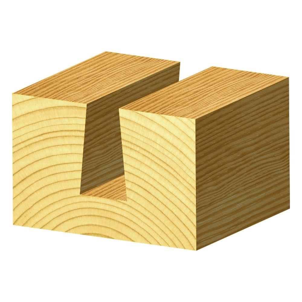 CARBITOOL Router Bit TCT Dovetail Bit 1 2inch -Diameter 1 4inch -Shank TL 120