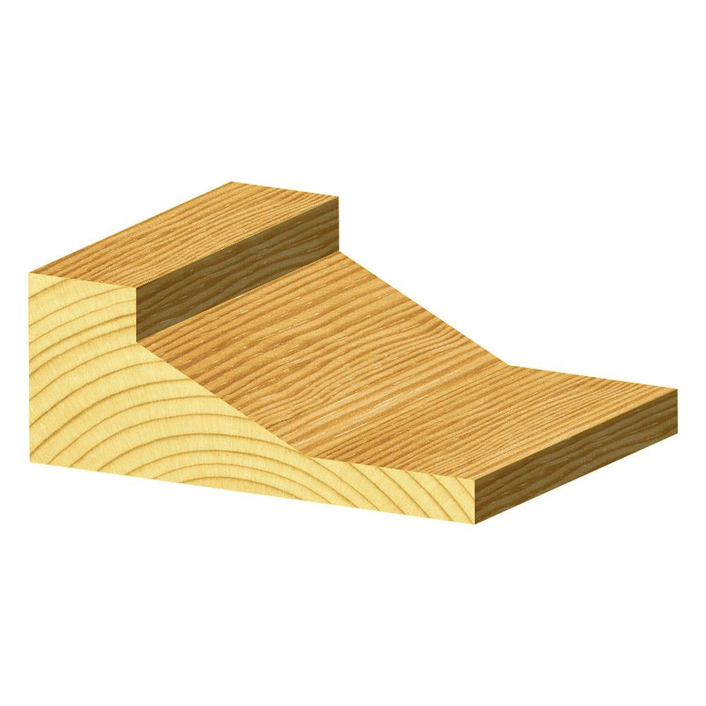 CARBITOOL Router Bit TCT Raised Panels 3inch -Diameter 1 2inch -Shank TPD 5 1 2