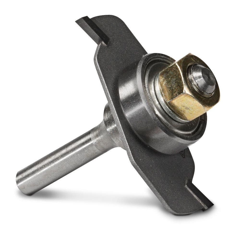 CARBITOOL Router Bit TCT Slot Cutter Assembly w.Bearing 2mm-Slot 1 4inch -Shank TA 500-2MB
