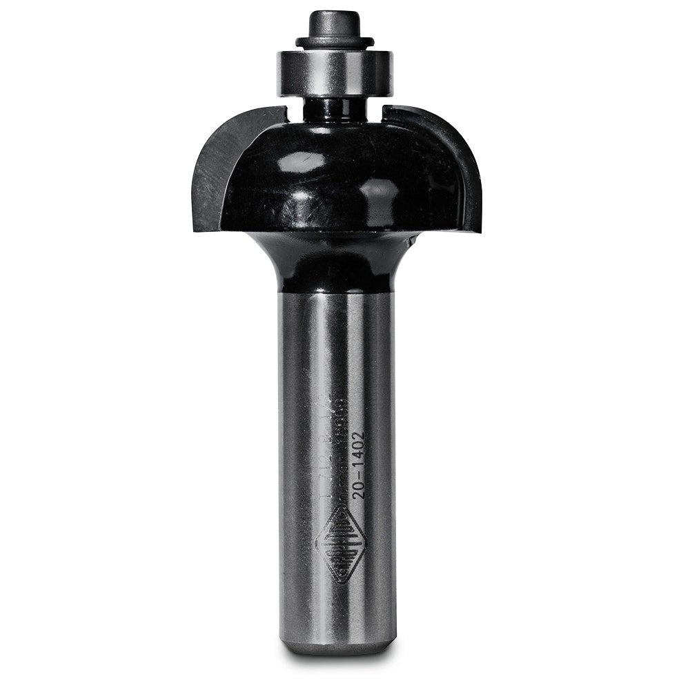 CARBITOOL Router Bit TCT Cove w.Bearing 3 8inch -Radius 1 2inch -Shank T 712 B 1 2