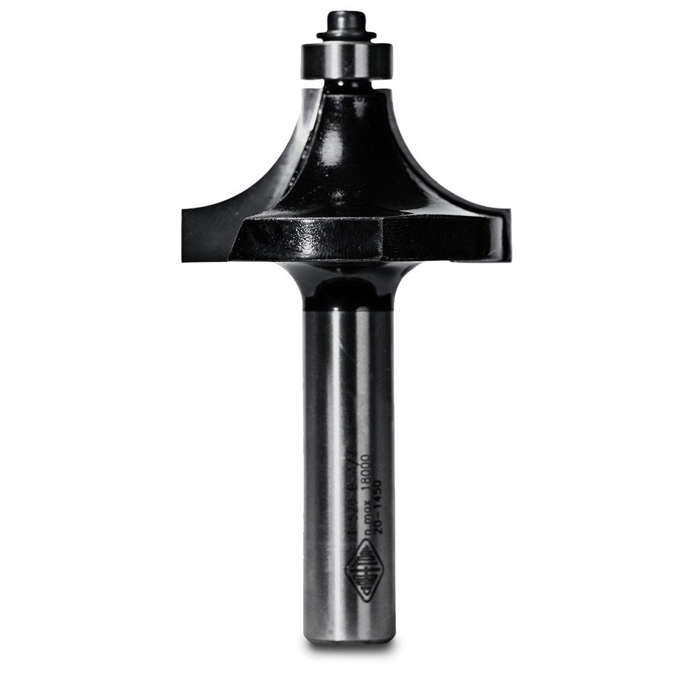 CARBITOOL Router Bit TCT Round Over w.Bearing 5 8inch -Radius 1 2inch -Shank T 520 B 1 2