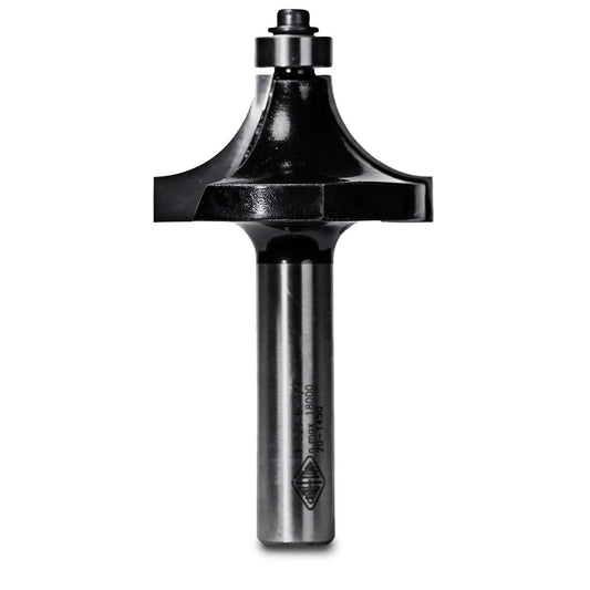 CARBITOOL Router Bit TCT Round Over w.Bearing 5 8inch -Radius 1 2inch -Shank T 520 B 1 2