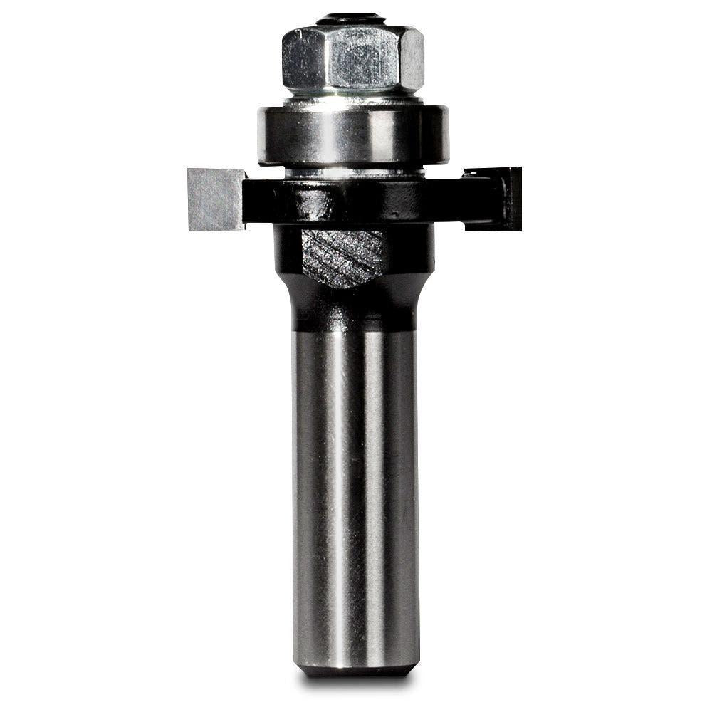 CARBITOOL Router Bit TCT Tongue and Groove Cutter Cuts Groove 1 2inch -Shank TAG 02 B 1 2