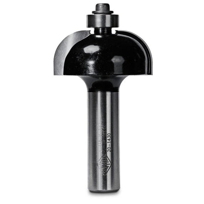 CARBITOOL Router Bit TCT Cove w.Bearing 1 2inch -Radius 1 2inch -Shank T 716 B 1 2