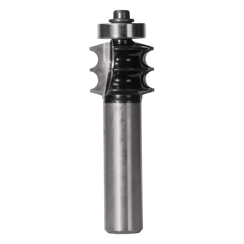 CARBITOOL Router Bit TCT Double Reed 5.5mm Bead 1 2inch -Shank TRD 3 B 1 2