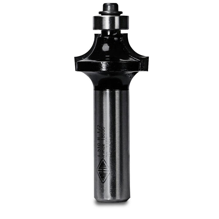 CARBITOOL Router Bit TCT Round Over 5 16inch -Radius 1 2inch -Shank T 510 B 1 2
