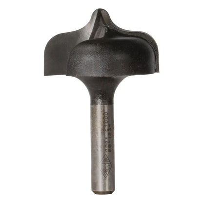 CARBITOOL Router Bit TCT Ogee Round Bottom 1 4inch -Radius 1 4inch -Shank TR 7509