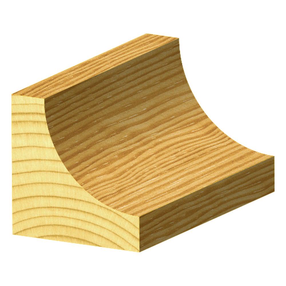 CARBITOOL Router Bit TCT Draw Pulls 9 16inch -Radius 2inch -Diameter 1 2inch -Shank TDC 20 1 2