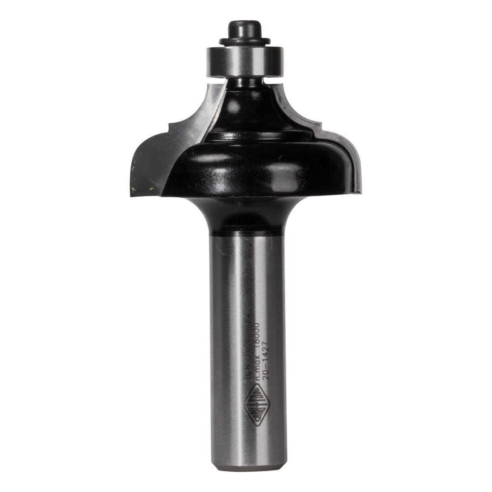 CARBITOOL Router Bit TCT Provincial w.Bearing 1 4inch -Radius 1 2inch -Shank TCR 16 B 1 2