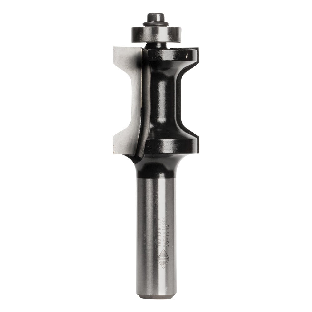 CARBITOOL Router Bit TCT Batten Mould 1.1 8inch -Diameter 1 2inch -Shank TBM 33 B 1 2