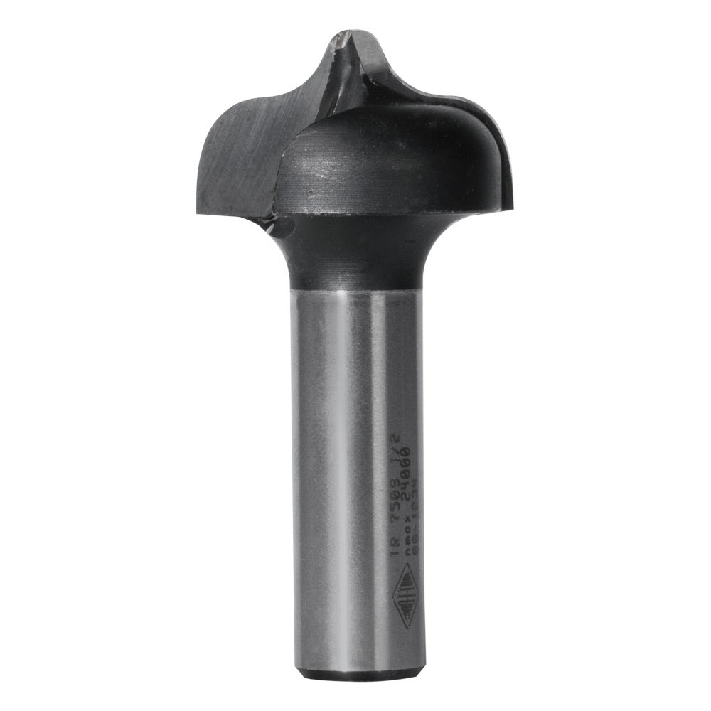 CARBITOOL Router Bit TCT Ogee Round Bottom 1 4inch -Radius 1 2inch -Shank TR 7509 1 2