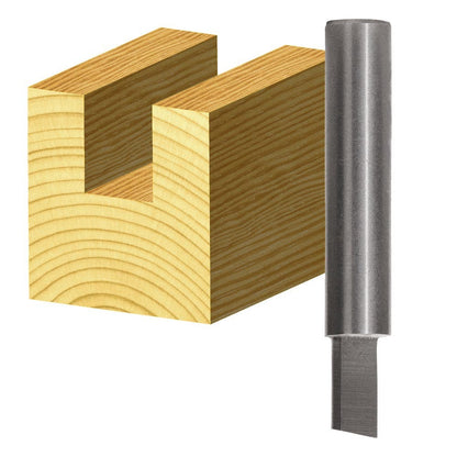 CARBITOOL Router Bit Solid Carbide Rip and Slotter 1 4inch -Diameter 1 4inch -Shank T 803 - 509