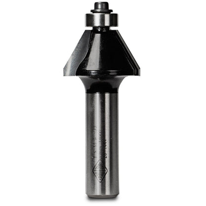 CARBITOOL Router Bit TCT 30-Degree Chamfer w.Bearing 1.1 8inch -Diameter 1 2inch -Shank T 8130 B 1 2