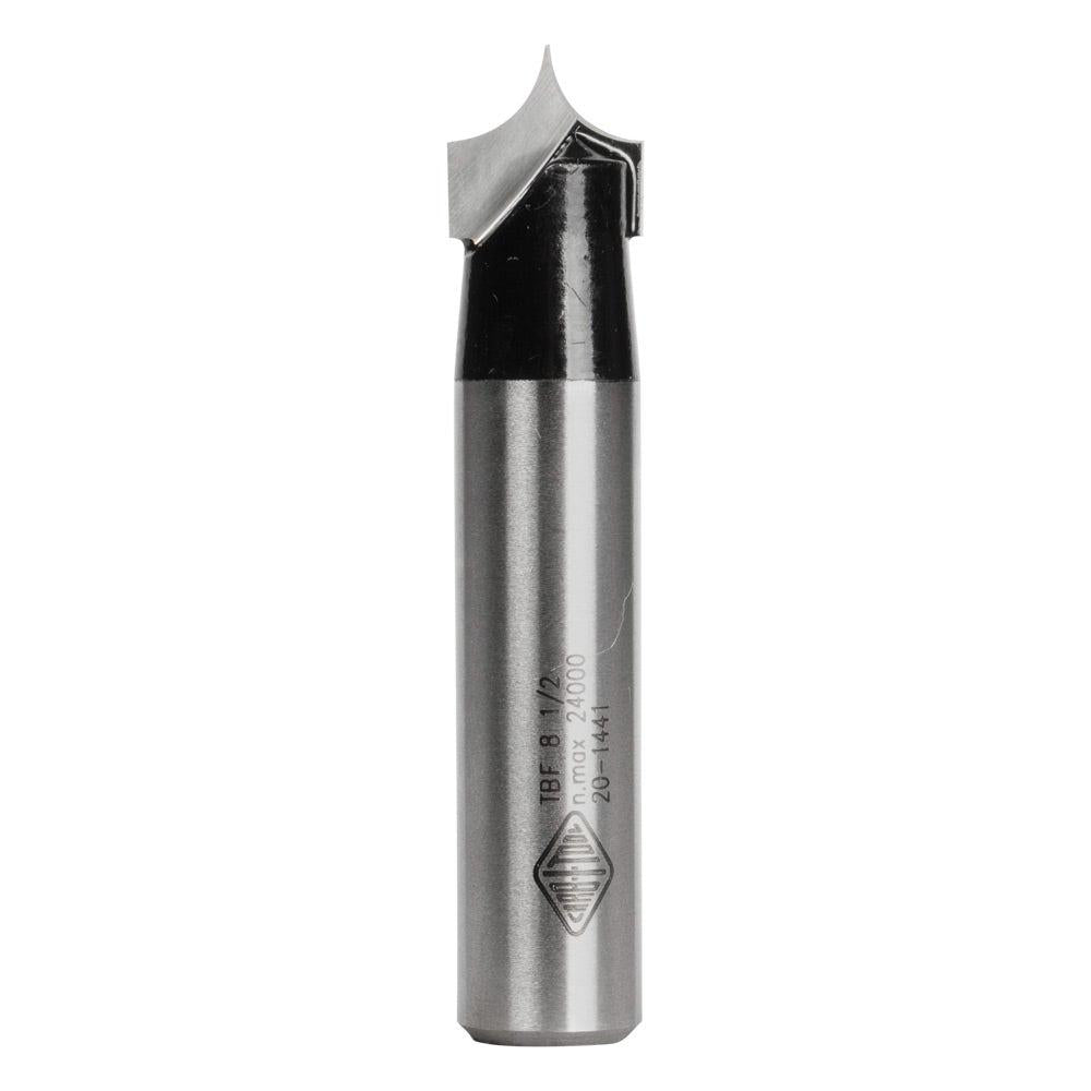 CARBITOOL Router Bit TCT Fine Point Beading 1 4-Radius 1 2inch -Shank TBF 8 1 2