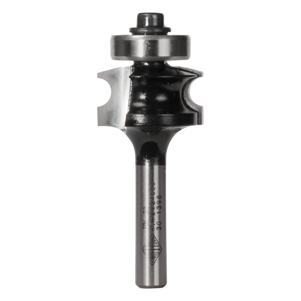 CARBITOOL Router Bit TCT Drawing Line Bit w.Bearing 5.5mm-Bullnose 1 4inch -Shank TDL 3 B