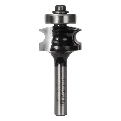 CARBITOOL Router Bit TCT Drawing Line Bit w.Bearing 5.5mm-Bullnose 1 4inch -Shank TDL 3 B