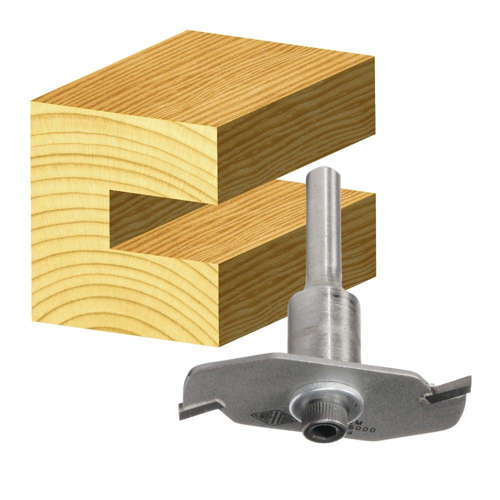 CARBITOOL Router Bit TCT Slot Cutter Assembly 3.2mm-Slot 1 4inch -Shank TA 500-3.2M
