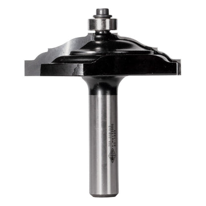 CARBITOOL Router Bit TCT Edge and Draw Face w.Bearing 66mm-Diameter 1 2inch -Shank TEF 01 B 1 2