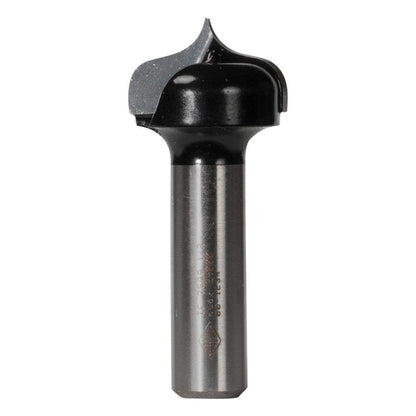 CARBITOOL Router Bit TCT Fine Point Ogee 1 4inch -Radius 1 2inch -Shank TF 7509 1 2