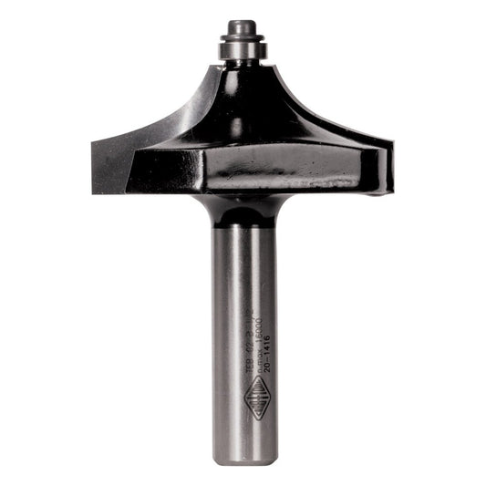 CARBITOOL Router Bit TCT Round Over Fillet w.Bearing 2.1 4inch -Diameter 1 2inch -Shank TEB 02 B 1 2