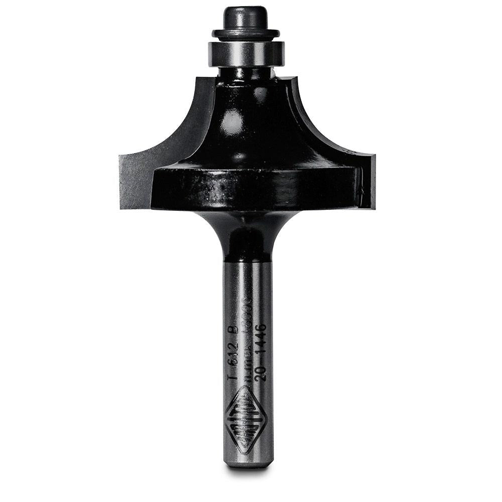 CARBITOOL Router Bit TCT Beading Bit w.Bearing 3 8inch -Radius 1 4inch -Shank T 612 B