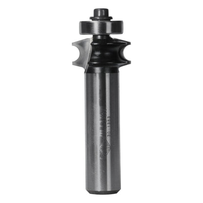 CARBITOOL Router Bit TCT Single Reed w.Bearing 5.5mm-Bead 1 2inch -Shank TRS 3 B 1 2