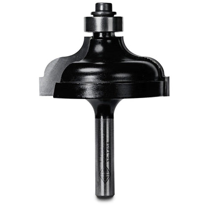 CARBITOOL Router Bit TCT Ogee w.Bearing 1 4inch -Radius 1 4inch -Shank T 7508 B