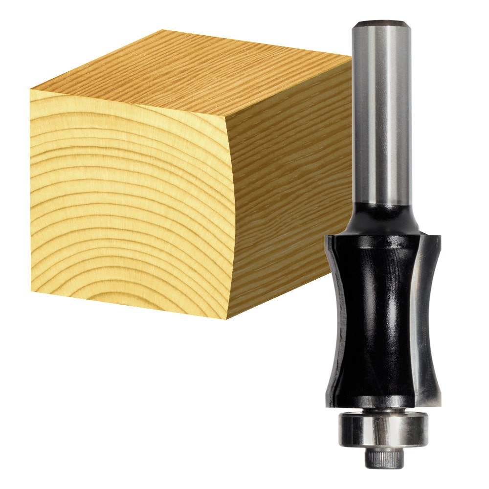 CARBITOOL Router Bit TCT Half Bull Nose 60mm-Radius 1 2inch -Shank THBN 60 B 1 2