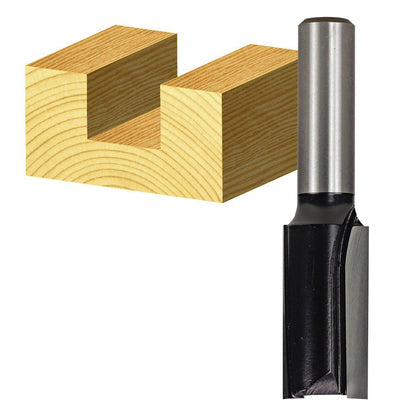 CARBITOOL Router Bit TCT Straight Router 3 4inch -Diameter 1 2inch -Shank T 1424
