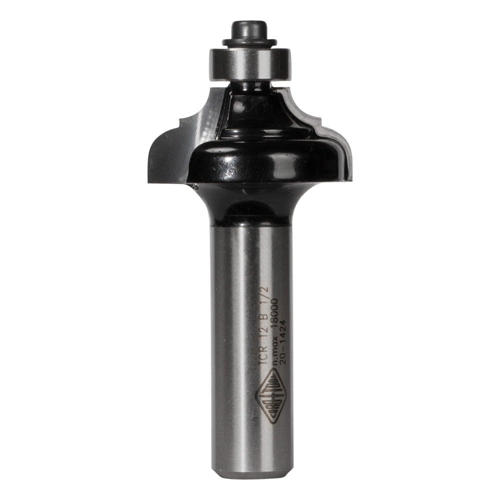 CARBITOOL Router Bit TCT Provincial w.Bearing 3 16inch -Radius 1 2inch -Shank TCR 12 B 1 2