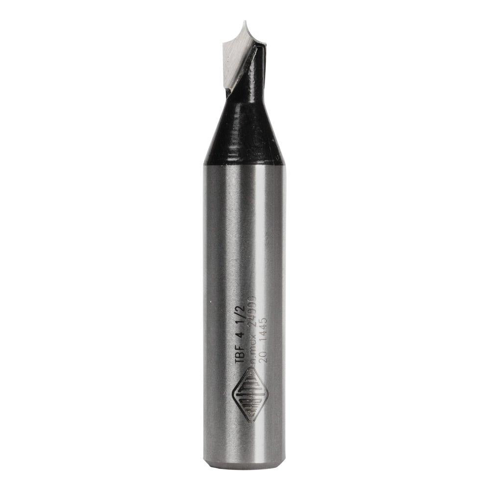 CARBITOOL Router Bit TCT Fine Point Beading 1 8-Radius 1 2inch -Shank TBF 4 1 2