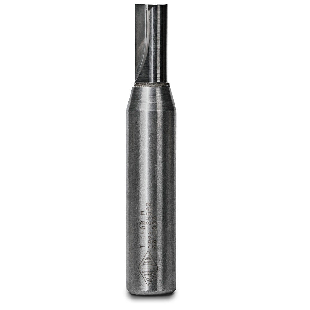 CARBITOOL Router Bit TCT Straight Double-Flute 8mm-Diameter 1 2inch -Shank T 1408 M