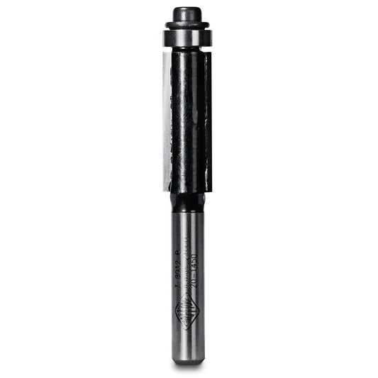 CARBITOOL Router Bit TCT Flush Trim w.Bearing 3 8inch -Diameter 1 4inch -Shank T 8012 B