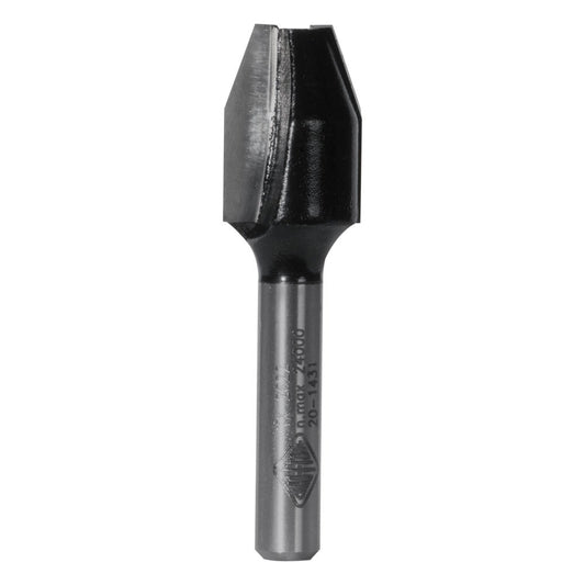 CARBITOOL Router Bit TCT Flush and 22-Degree Bevel Trimming 1 4inch -Shank TX 2622